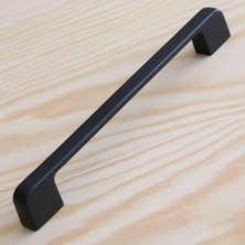 Die Grup BADEM10 Arel Kulp Mobilya Mutfak Dolabı Çekmece Dolap Kulpları Kapak Kulpu Kulbu Siyah 224 mm Metal