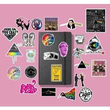 Die Grup Pink Floyd Sticker Paketi/bullet Journal Defter Çıkartma Ajanda Laptop Etiket