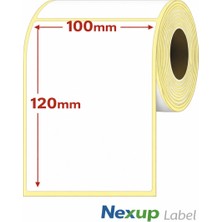 Die Grup Nexup Label - 100X120 mm Termal Etiket, Barkod/adres/kargo Termal Etiketleri, Zebra ve Diğer Yazıcılarla Uyumlu