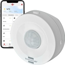 Die Grup Brennenstuhl Connect Zigbee Serisi 2,4 Ghz Wifi Destekli 10 Metre Sensör Algılama Özellikli Güvenlik ve Hareket Dedektörü
