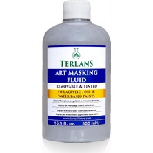 Die Grup Terlans Maskeleme Jeli Ahşap ve Porselen Boyama 500 ml | Profesyonel Art Masking Fluid | Seramik, Ahşap, Hobi ve Sanat Çalışmaları Için Sıvı Maske Koruyucu