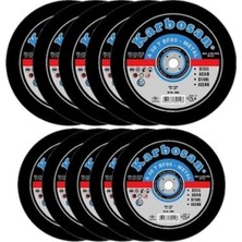 Die Grup Karbosan 115 x 3 x 22.23 Metal Kesme Taşı Düz 10LU