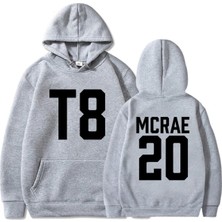 Die Grup Tarzsokak Gri Unisex T8 Tamam Ben Tamam Tate Mcrae 20 Şarkıcı Grafik Baskı Kapşonluse, GRI-445, L