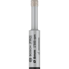 Die Grup Bosch 1x Döner Matkaplar Için Pro Ceramic Dry Matkap Ucu, Silindirik Şaft (Döşemeler, Sert Fayanslar, Ø 8 Mm, Professional Aksesuar Döner Matkap/vidalamalar)