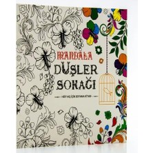 Die Grup Beleşe Eğlenceli ve Huzurlu Mandala Boyama Defteri Düşler Serisi Çoktan Seçmeli Özel Boya Kitabı Büyükler Yetişkinlik Için Stress Azaltıcı Etkinlik Defteri Boya/hayal Et/çiz (Düşler Sokağı)