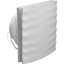 Die Grup Süper Sessiz 12 W Kapaklı Düz Banyo Wc Aspiratör Fanı 120 mm Duvar Tipi Tuvalet Hava Havalandırma