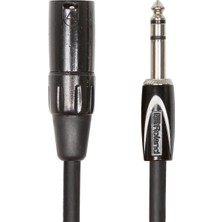 Die Grup Roland Siyah Serisi Ara Bağlantı Kablosu, 1/4 Inç Trs - Xlr (Erkek), 5-Fit
