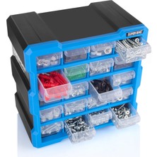 Die Grup Super Bag Mono Blok Çekmece Seti 20'li Hobby Organizer Seti Monoblok Çekmece Vida Dübel Kutusu Takı Kutusu ASR6006
