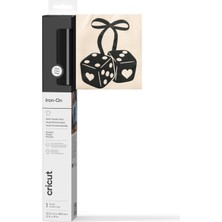 Die Grup Cricut 2011788 Kadife Dokulu Iron On 30.5CMX48.3CM Siyah