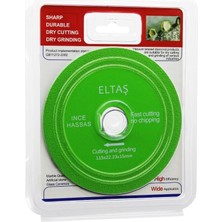 Die Grup Cam Kesme Yeşil Hassas Kesici Disk - Taşlama 115X22X23X15MM (5122)