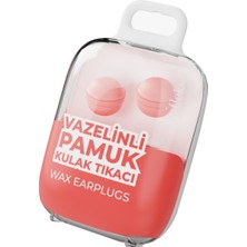 Die Grup Otifleks 4'lü Vazelinli Pamuk Kulak Tıkacı Renkli