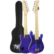 Die Grup Midex CEG-30PU 4-6 Yaş Çocuklar Için Amfili Full 1/4 30 Inç Elektro Gitar Seti Mor