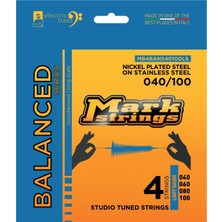 Die Grup Mark Bass Balanced Studio Tuned Nps On Stainless Steel 40-100 Bas Teli