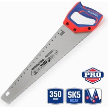 Die Grup Workpro WP215035 El Testeresi, 350MM, Sk5 Çelik, 7 Tpı, Ağır Hizmet Tipi, Çapraz Diş Tasarımı