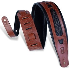 Die Grup Levy's Leathers PM31-WAL Veg-Tan Deri Gitar Kayışı, Ceviz