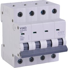 Die Grup Viko 4VTB-4C40 Otomatik Sigorta 4,5ka C Tipi 4 Kutup 40A