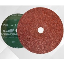 Die Grup Sonnenflex P36 Metal Fiber Zımpara Diski, 180MM Çap, Kuru Taşlama Için, Vbg 49 Sertifikalı, 2'li Paket