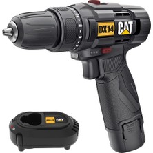 Die Grup Cat DX14 12VOLT/2.0AH Li-Ion Profesyonel Şarjlı Matkap