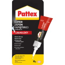 Die Grup Pattex Süper Yapıştırıcı, Kaliteli Onarımlar Için Çok Amaçlı Güçlü Yapıştırıcı, Özel Kapağıyla Kolay Kullanımlı Hızlı Yapıştırıcı, 1X10G