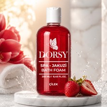 Dorsy Çilek Kokulu Konsantre Jakuzi ve Banyo Köpüğü 250 ml