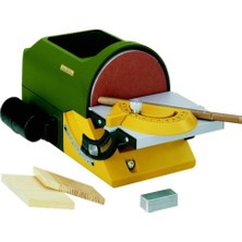 Die Grup Proxxon Tg 125/E Disk Zımpara Makinesi (Zımpara Diski 125 Mm, Masa Ayarlanabilir, Açı Durduruculu, Vidalı Mengeneli, Sistemi Için Bağlantı) 27060