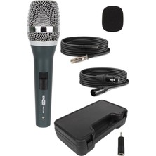 Die Grup Hepa Merz RST-350 Profesyonel Dinamik Cardioid Kablolu El Mikrofonu Kaliteli (Çanta ve Full Set)