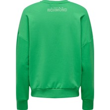 Die Grup Only Kadın Onlmathılda L/s O-Neck Box Swt Sweatshirt, Yeşil, S