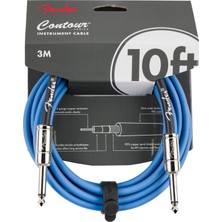 Die Grup Fender Contour Serisi Enstrüman Kablosu (10FT Str/str) Lake Placid Blue
