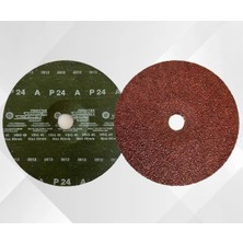 Die Grup Sonnenflex Schleifmittel P24 Metal Fiber Zımpara Diski, 180MM, Vbg 49 Sertifikalı, Kuru Taşlama Için, 2 Adet