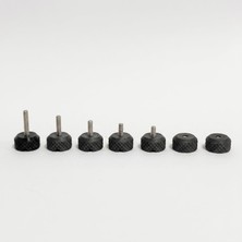 Die Grup M4 Parmak Somunu (5'li Paket Açık Somun) - Plastik Başlıklı, Gömülü Metal Dişli El Somunu - Hızlı Prototipleme, Robotik, Dıy Projeler Için Kolay Sıkılabilir Bağlantı Elemanı (Açık ve Kör Seçenekleri)