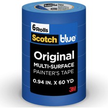Die Grup 3m Painter's Tape, Multi-Use, .94 Inç By 60-Yard, 6 Rulo