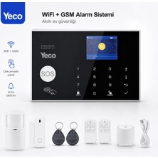 Die Grup Yeco Sas-10 Akıllı Alarm Sistemi – Wifi, Tuya Uyumlu, Mobil Kontrollü