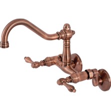 Die Grup Kingston Brass KS322ALAC Vintage Mutfak Bataryası, Antik Bakır