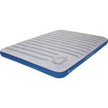 Die Grup High Peak Cross Beam Double Extra Long Luftbett, Açık Gri-Mavi, Xxl