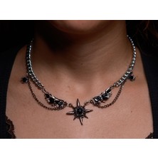 AG23 Tasarım Serius Rave Techno Tekno Gotik Gothic Kolye