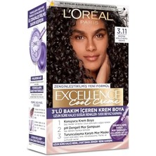 Esranın Dünyası L'oreal Paris Excellence Cool Creme Saç Boyası - 3.11 Ekstra Küllü Koyu Kahve