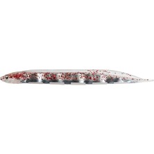 Esranın Dünyası Flash-J Shirasu Sw 3" (5 Adet/paket) #125 Clear Red Glitter/silver Olta