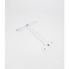Bijutek Pvc ve Alüminyum Pencere Vasistas Makası 13CM - Günvenli Havalandırma Makası Standart, Beyaz, 5
