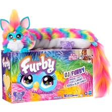 Esranın Dünyası Furby Dj Furby Etkileşimli Oyuncak | Müzik, Işıklar, Hareket ve Oyunlar Içeren Süper Yumuşak Gökkuşağı Renkli Elektronik Pelüş | Ingilizce ve Furbish Konuşur | 81 cm Uzunluk | 6 Yaş ve Üzeri