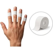 Esranın Dünyası Sporcu Bandı Ekstra Güçlü Yapıştırıcı, Ağırlık Kaldırma Için Atletik, Voleybol, Tırmanma Basketbol 2,5 cm Beyaz Renk