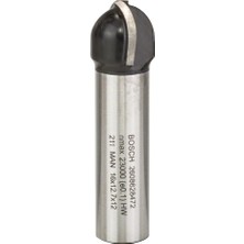 Bosch 2 608 Aksesuarı 628 472 Oyuklu Freze Ç 12 Mm, R1 8 Mm, D 16 Mm, L 12,7 Mm, G 54 mm