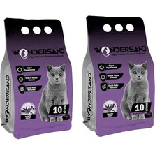 Esranın Dünyası Lavanta Kokulu Ince Tane Topaklanan Kedi Kumu 10 Lt x 2 Adet