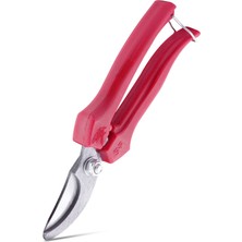 Telvesse Akman Bağ Bahçe Budama Makası Eğri Uçlu – Ergonomik Saplı Çelik Bıçaklı Bahçe Budama Makası, Bitki Üzüm Narenciye Dal Kesme, Bonsai Kesiciler ve El Aleti