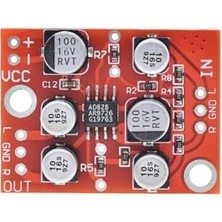Esranın Dünyası AD828 Preamp Modül Ses Yükseltici Amfi Stereo Mikrofon Gitar Enstrüman Ses Video Sinyal Ön