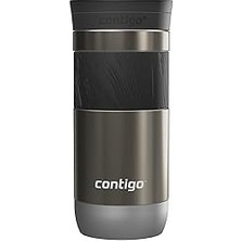 Renas Store Contıgo Byron Pro Snapseal Termos Bardak 470ML Koyu Gri