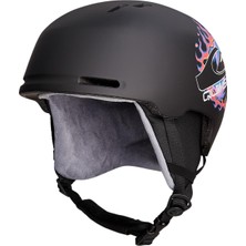Quiksilver - Journey Erkekler Için Kask - Black Flame - M