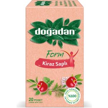 Zayka Doğadan Form Çay Kiraz Saplı 20'lı