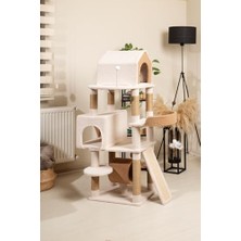 Tech Butiq Kuara Luna Kedi Tırmalama Alanı
