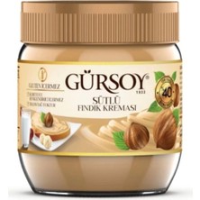 Gürsoy%40 Fındıklı ve Glutensiz Sütlü Fındık Kreması 400 G, Kahverengi