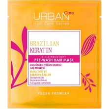 Urban Care Brezilya Keratin Düzleştirici Etkili Duş Öncesi Saç Bakım Maskesi 50 Ml-Vegan